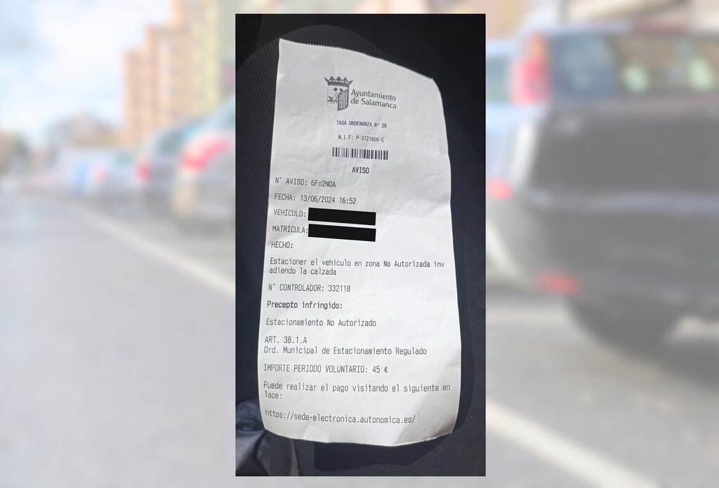 En Salamanca alguien empezó a poner multas falsas en los coches. La AEPD ha acabado poniéndole una multa muy real