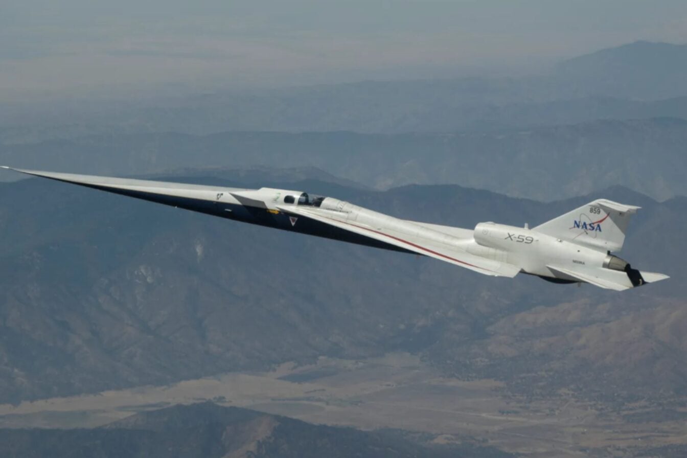 Franchir le mur du son sans bruit : le pari fou de la NASA avec l’avion X-59